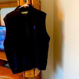 Donald Ross half zip sleeveless golf vest